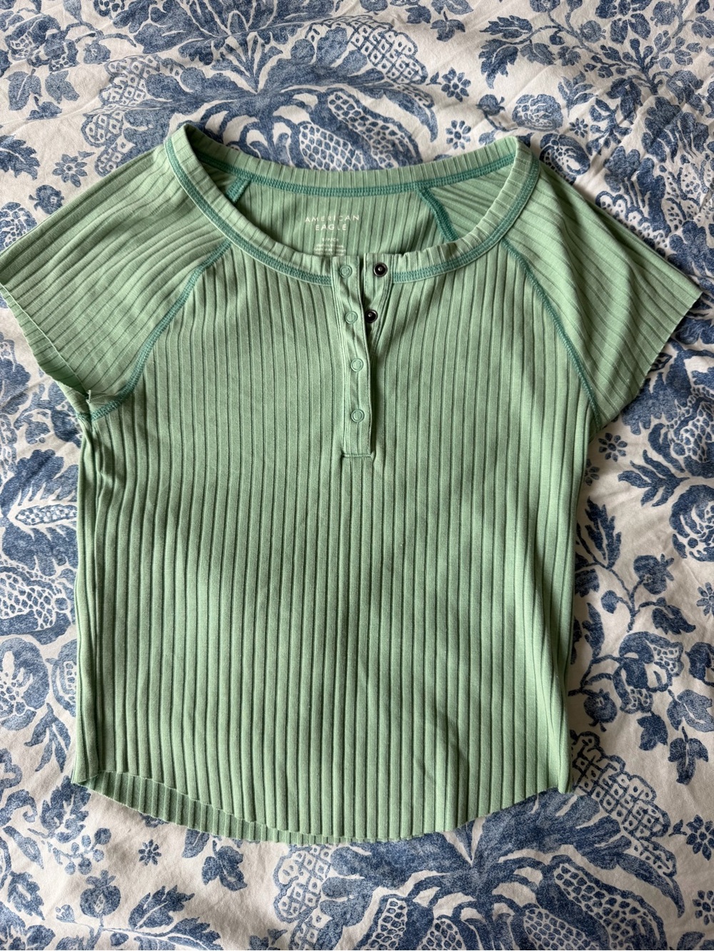 American Eagle Button Top